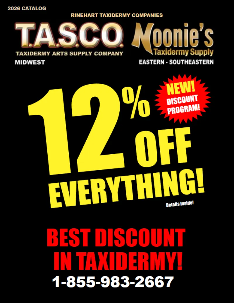 Taxidermy Catalog Cover