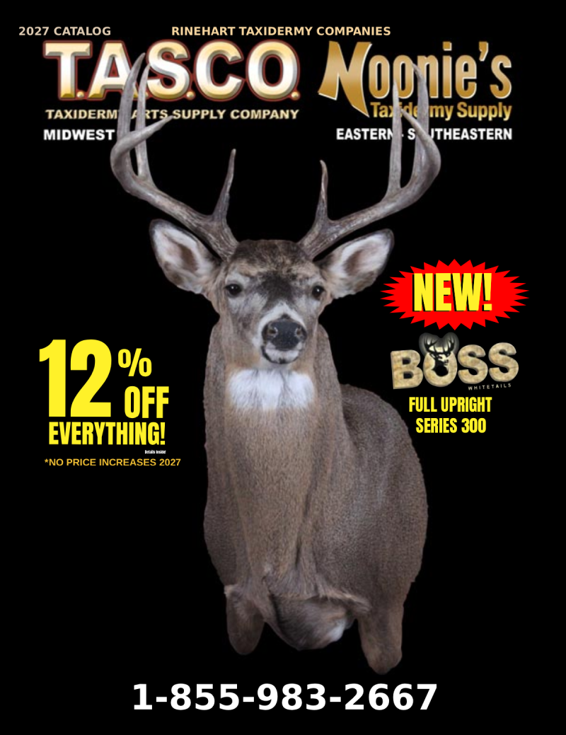 Taxidermy Catalog Cover